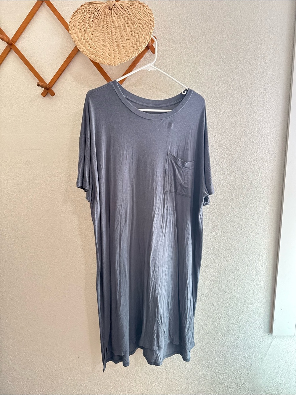 Daily Ritual Midi T-Shirt Dress - Slate